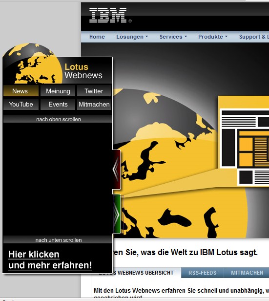 Image:IBM und die neuen Lotus-Webnews - die Schlamperei geht weiter
